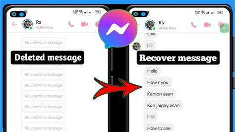 How To Recover Deleted Messages On Messenger 2024 See Deleted Messages In Messenger Youtube