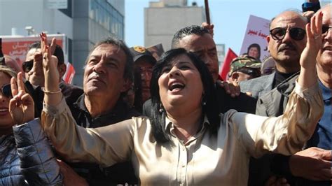 Abir Moussi Organise Une Marche De Protestation Pour Contester Les