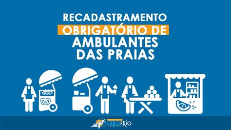 Prefeitura Antecipa Recadastramento Para Ambulantes Que Atuam Nas