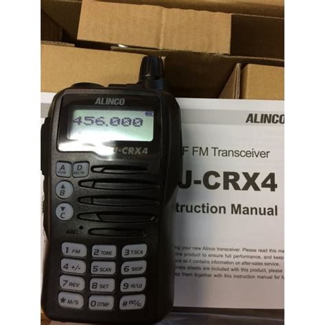 Jual HT Alinco DJ CRX4 UHF Harga Terbaik Faktur Pajak