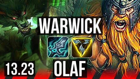 WARWICK Vs OLAF TOP 10 1 5 7 Solo Kills Legendary 900K Mastery