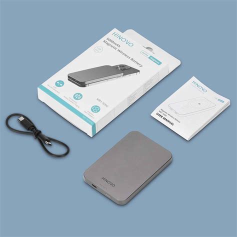 New Hinovo Mb Mah Magnetic Wireless Power Bank