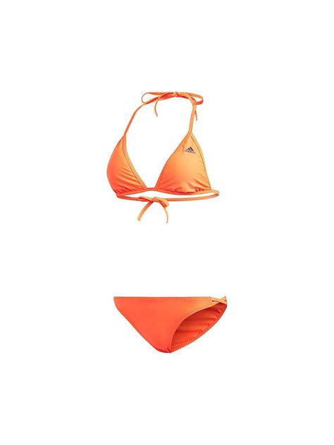 ADIDAS Damen Bikini Beach Triangle Rot