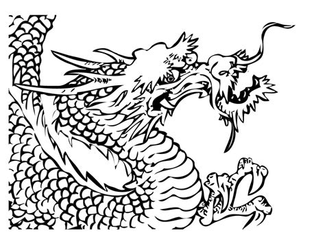 Free Printable Chinese Dragon Coloring Pages For Kids