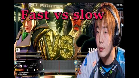 Sfv Itabashi Zangief Vs Kirihika Ed Battle Of The Slow Vs Fast Youtube