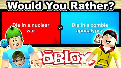 Roblox Would You Rather How Much Do We Know Each Other Dollastic