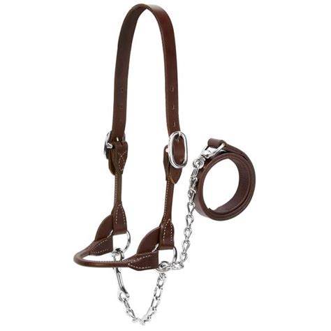 Weaver Livestock Dairybeef Rounded Show Halter Brown Small 80400