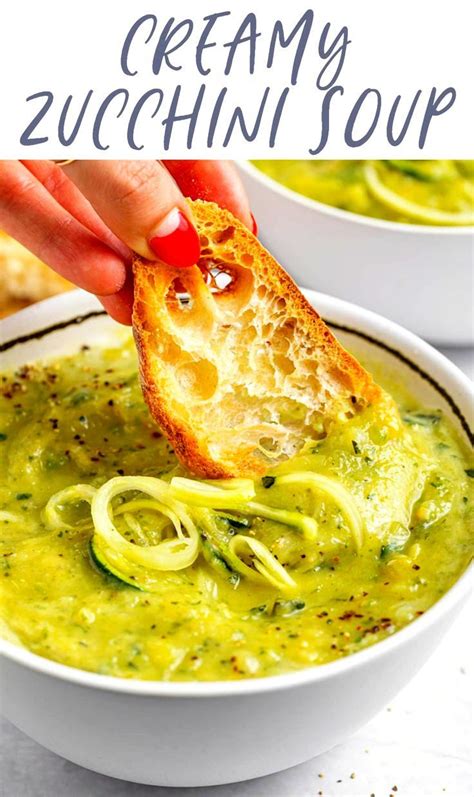 Creamy Zucchini Soup A Delicious And Nutritious Recipe