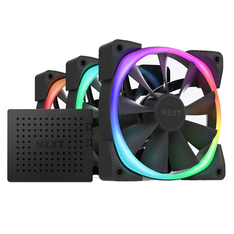 Kit De Ventiladores Para Gabinete Nzxt Aer Mm Rgb Hf C Tb