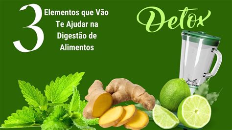 Receita Rápida De Suco Detox Para Ajudar Na Digestão De Alimentos Youtube