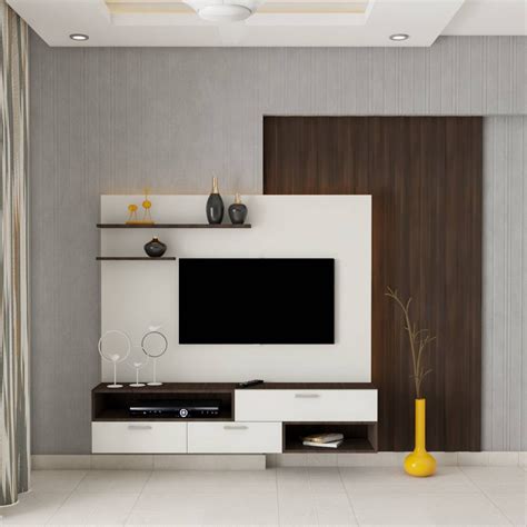 Modern TV Unit Design With Elegant Design Livspace