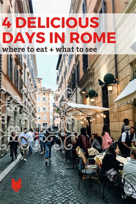 The Ultimate Foodie Itinerary For 4 Delicious Days In Rome Artofit