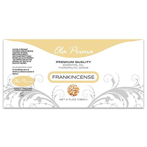 Ola Prima Oils Oz Frankincense Essential Oil Fluid Ounces