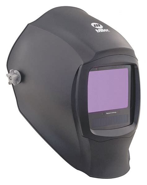 Miller Electric Welding Helmet Auto Darkening 4 Arc Sensors Black W8 To W13 670 In X 670