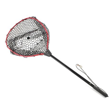 Fishing Net Aluminum Alloy Landing Net Hand Telescoping Pole Folding