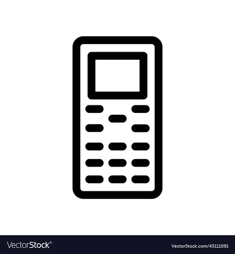 Mobile Phone Icon Royalty Free Vector Image Vectorstock