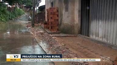 Bom Dia Mirante Chuva causa transtornos e prejuízos para moradores da