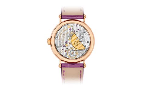 Patek Philippe Calatrava Ultra Thin Purple Diamond Set Watch R