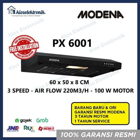 Jual Modena PX6001 Cooker Hood Esile PX 6001 Penghisap Asap Dapur