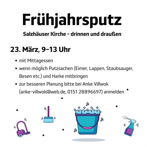 Gesucht Unterstützung beim Kirchenputz