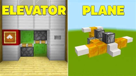 Easy Redstone Builds In Minecraft Bedrock Plane Elevator