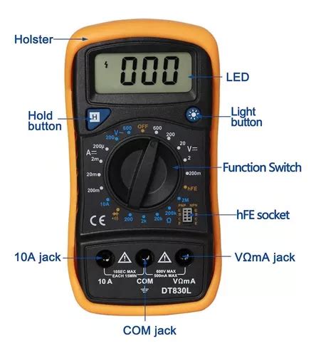 Mult Metro Digital Dt B Port Til Profissional Bateria