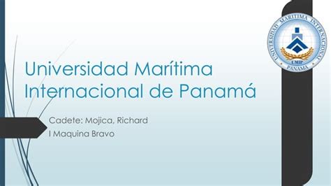 Universidad marítima internacional de panamá PPT