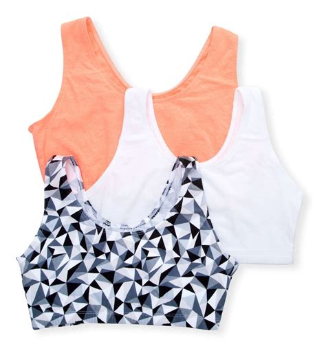 Women S Fruit Of The Loom Tank Style Sports Bra Pack