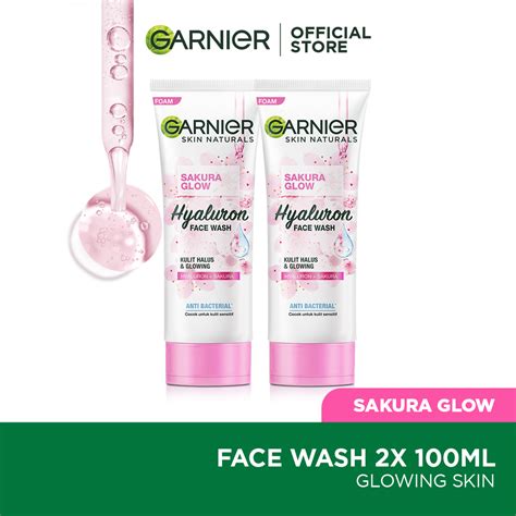 Jual Garnier Sakura White Pinkish Glow Foam Ml Facial Foam Sabun