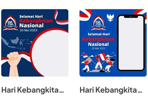 Twibbon Hari Kebangkitan Nasional Mei Ke Tahun Desain