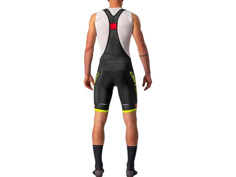 Castelli Competizione Kit Bibshort Black Electric Lime Biker Boarder De