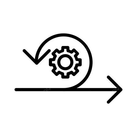 Agile Line Icon Vector Agile Development Flux Png And Vector With