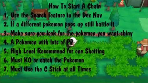 Outdated Dexnav Chain Guide Pokemon Omega Ruby And Alpha Sapphire