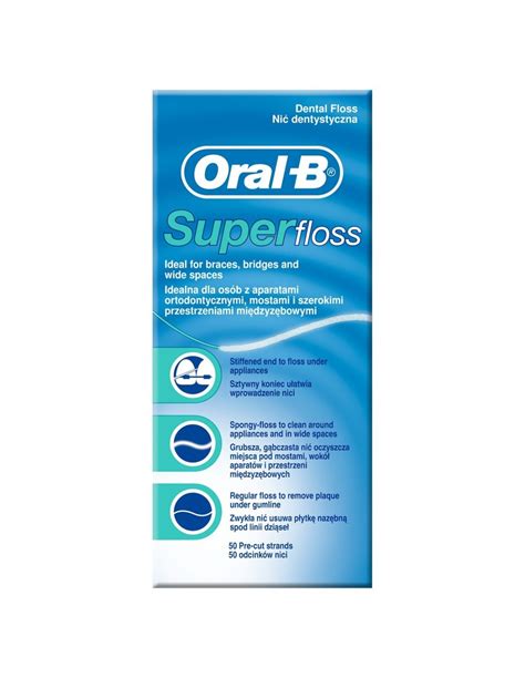 Oral B Seda Dental Superfloss 50 Metros Artículos De Higiene En