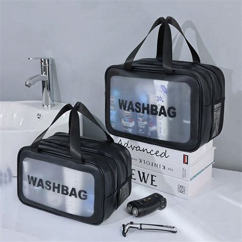 Double Layer Large Capacity Toiletry Bag For Travel Portable Travel