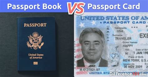 Passport Book Vs Card Differences Similarities Costs Pros And Cons Difference 101