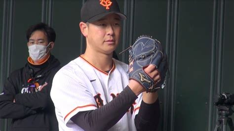 【巨人】中川皓太が初日からブルペン入り 2軍スタート育成選手としてプロ8年目を迎える（2023年2月1日掲載）｜日テレnews Nnn