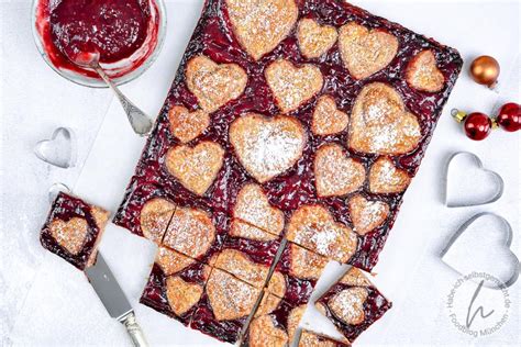 Linzer Plätzchen Linzer Torte vom Blech Selbstgemacht Der Foodblog