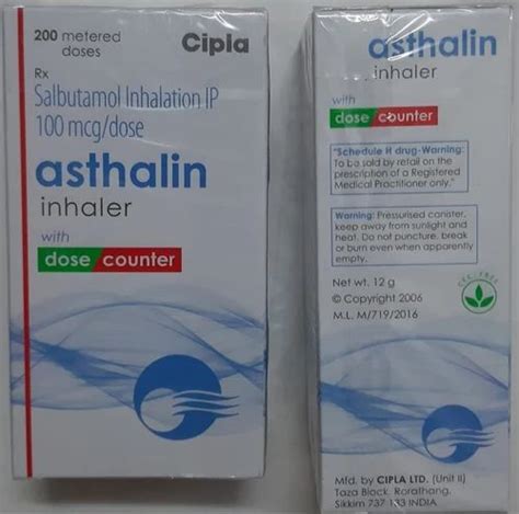 Asthalin Salbutamol Inhaler 100 Mcg At Rs 550 Pack In Nagpur ID