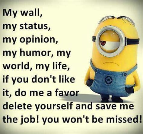 Pin By PATTY Wilson On I The Minions Funny Picture Quotes Minions