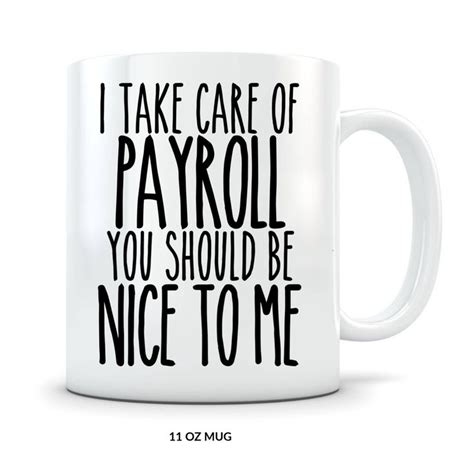 Payroll Clerk Gifts Payroll Administrator Mug Accountant Funny Gift