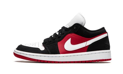 AIR JORDAN 1 LOW BLACK WHITE GYM RED Strideify Step Ahead In Style