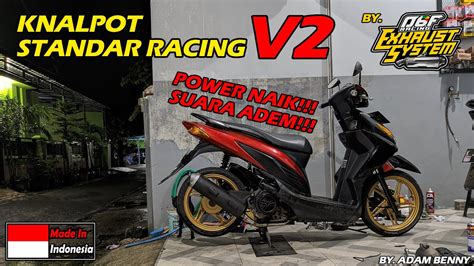 REVIEW PURE SOUND Knalpot ABF Racing Tipe Standar Racing V2 Di Vario