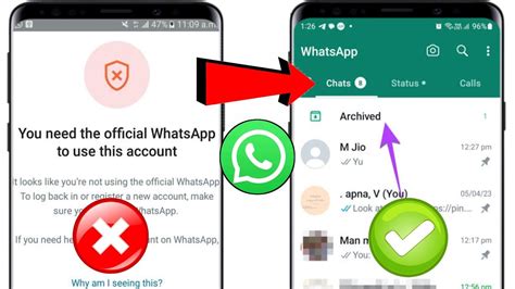 Comment réparer Vous avez besoin de WhatsApp officiel pour utiliser ce