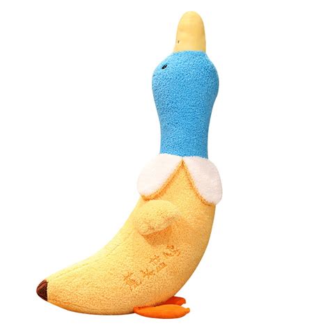 Bluethy Duck Plush Toy Adorable Appearance Vivid Expressions Non Fading