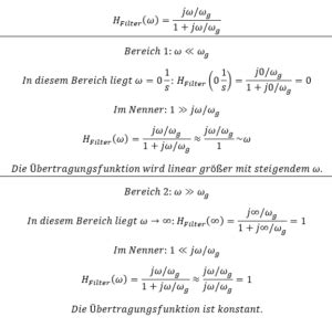 Hochpass Filter Lerninhalte Und Abschlussarbeiten