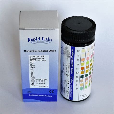 Urinalysis Strips Parameter Rapid Labs