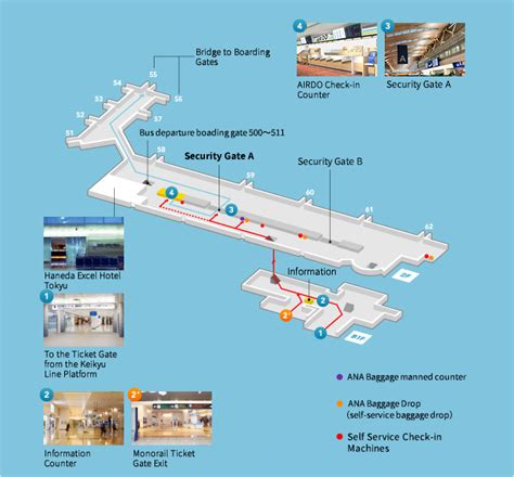 Haneda Airport Terminal Map