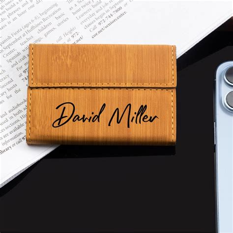 Personalized Business Card Holder - Etsy