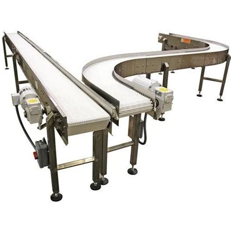 200 Kg Load Capacity Flat Belt And Veriticla Lift Conveyor System At